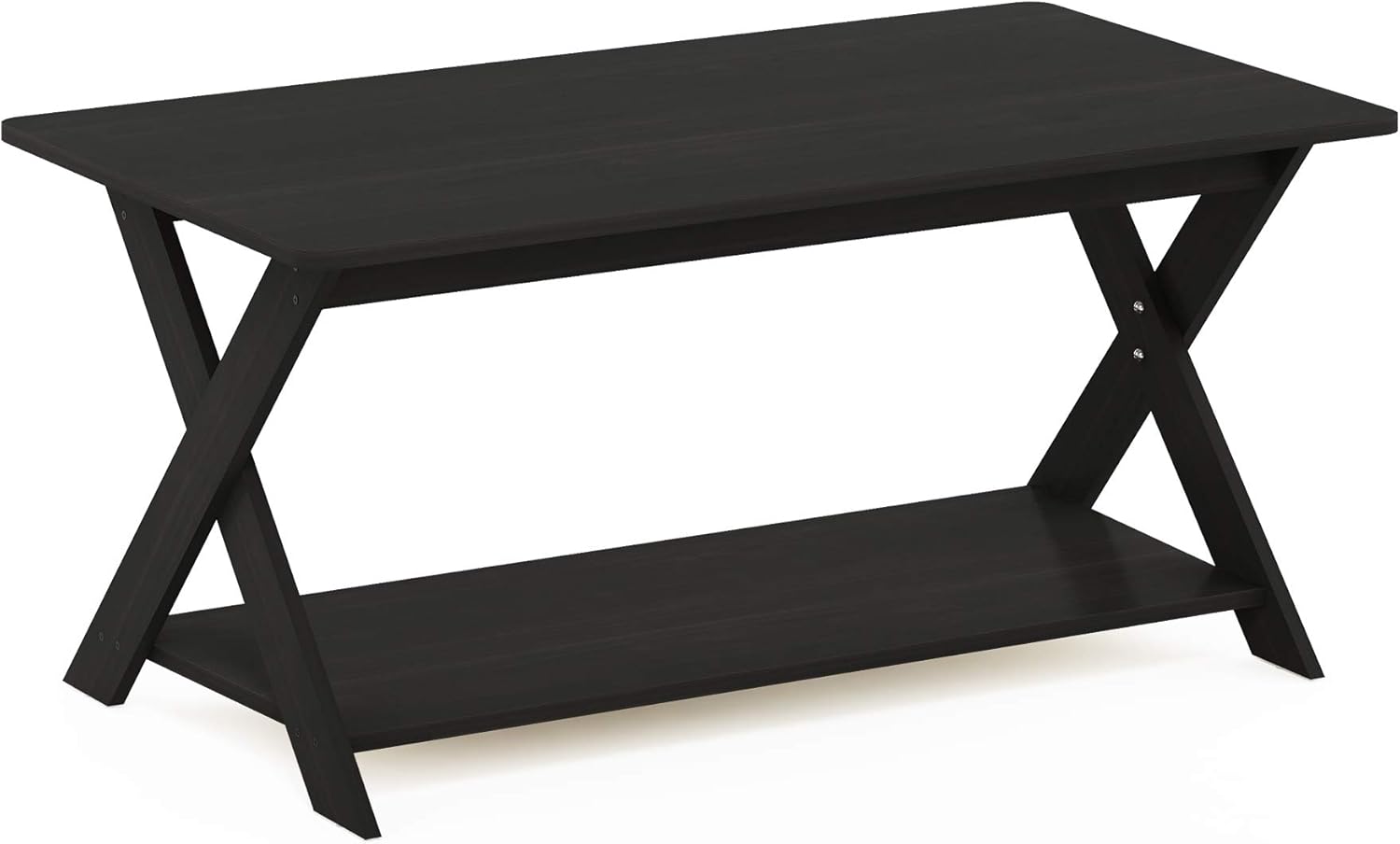 61KfjGCpNrL._AC_SL1500_.jpg Modern Simplistic Coffee Table, Espresso - Image 1