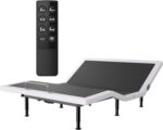 Electric Queen Adjustable Bed Frame with Wireless Remote, Head Foot Incline, USB, Underbed Light - Heavy Duty Platform, Easy Assembly, Zero Gravity - Bedframe Basic with Quiet Motor