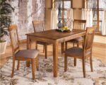 18" Rustic Dining Chair with Cushions, 2 Count, Brown - Image 2