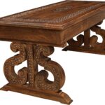 Coffee Table,Wood Coffee Tables for Living room,Living room Centre Table,Wooden Coffee Table Made from Mango wood,Rectangular Wooden coffee Table,Tea Table,Wood Accent Table- 40x18 Inch Burnt