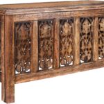 Rectangular Wooden Coffee Table, Modern Wooden Coffee Table, Center Tables, Entryway Table, Living Room Table for Magazines, Books, and Plants - 36x18 Inch Burnt